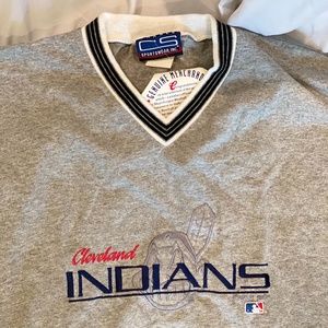 Crable Sportswear Cleveland Indians V-Neck T-Shirt